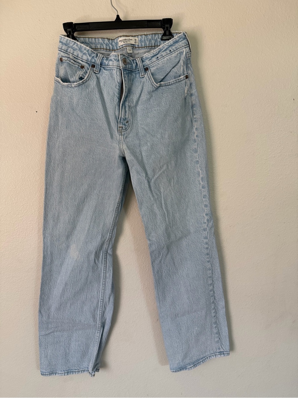 Abercrombie & Fitch Light Blue High-Rise Jeans